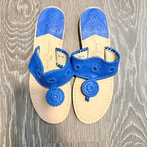NWT - Jack Roger’s Classic Flat Sandals - Vibrant Blue
